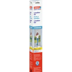 Fliegengitter Lamellentuer, weiss2,20 x 0,95m ^ Tesa Clearance