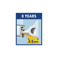 Gummidichtung P-Profil weiß 2-5 mm ^ Tesa Best