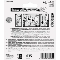 Haken Powerstrips Small Rechteckig Metall ^ Tesa Outlet