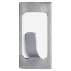Haken Powertstripe Small Metallic Rechteck 2 Haken und 4 Strips ^ Tesa