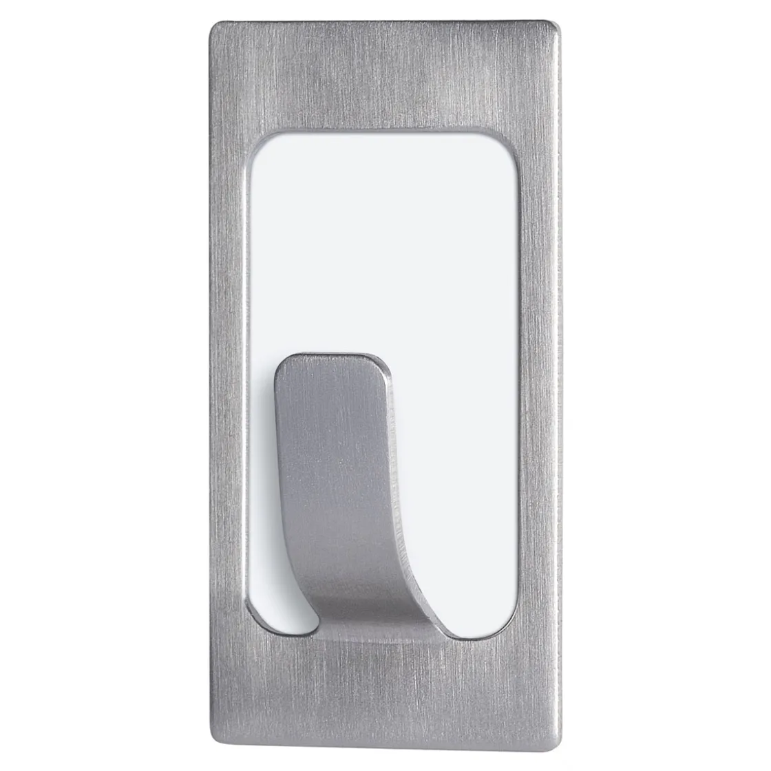 Haken Powertstripe Small Metallic Rechteck 2 Haken und 4 Strips ^ Tesa