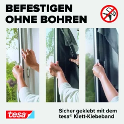 IS Pollen- & Insektengitter für Fenster, anthrazit, 1,3x1,5m ^ Tesa Best