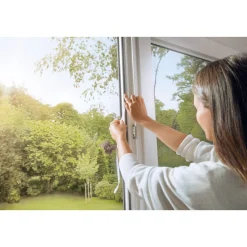 IS Pollen- & Insektengitter für Fenster, anthrazit, 1,3x1,5m ^ Tesa Best