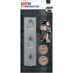 Klebehakenleiste Powerbutton Classic ^ Tesa Best