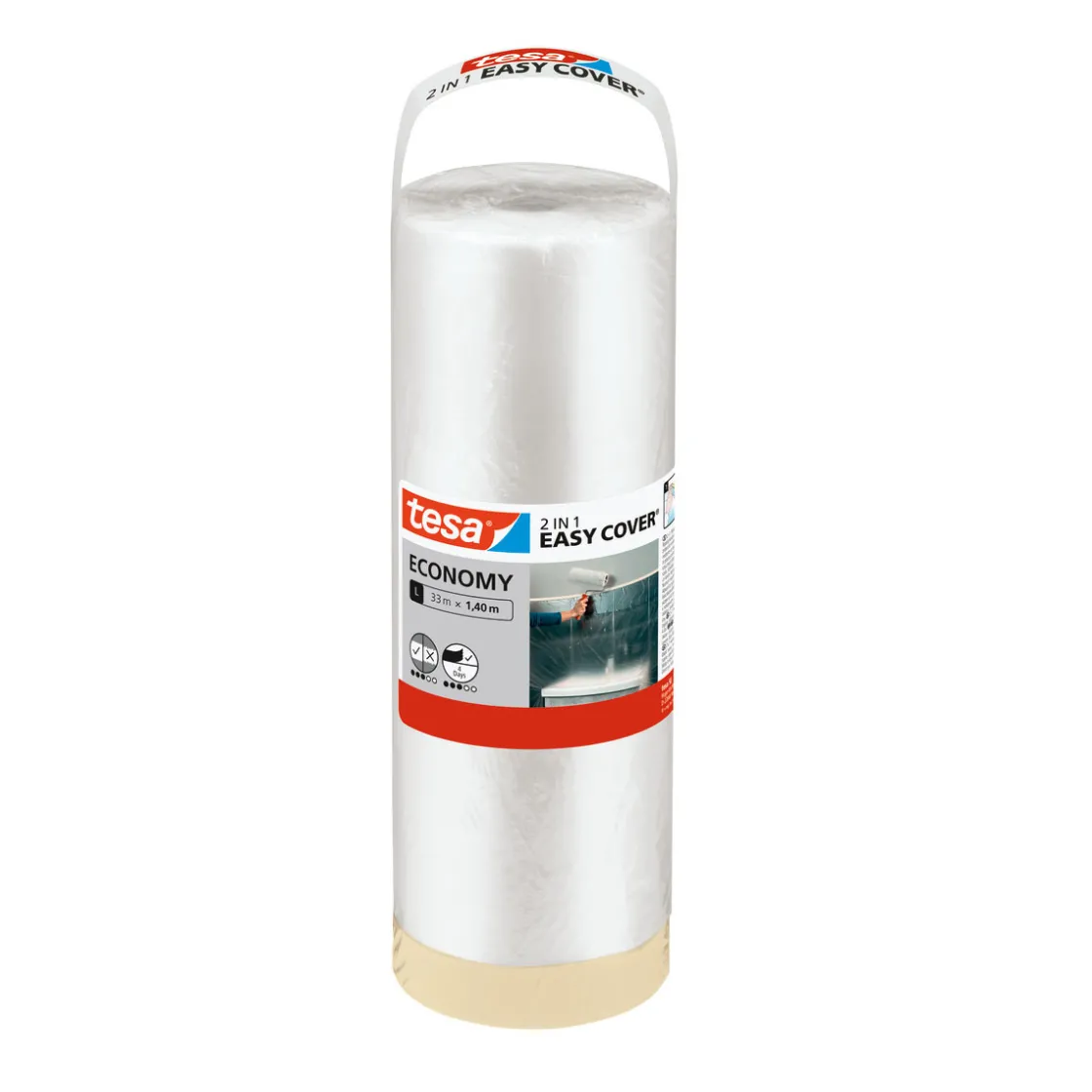 Malerband Easy Cover Economy Refill L 33 x 1,4 m ^ Tesa New