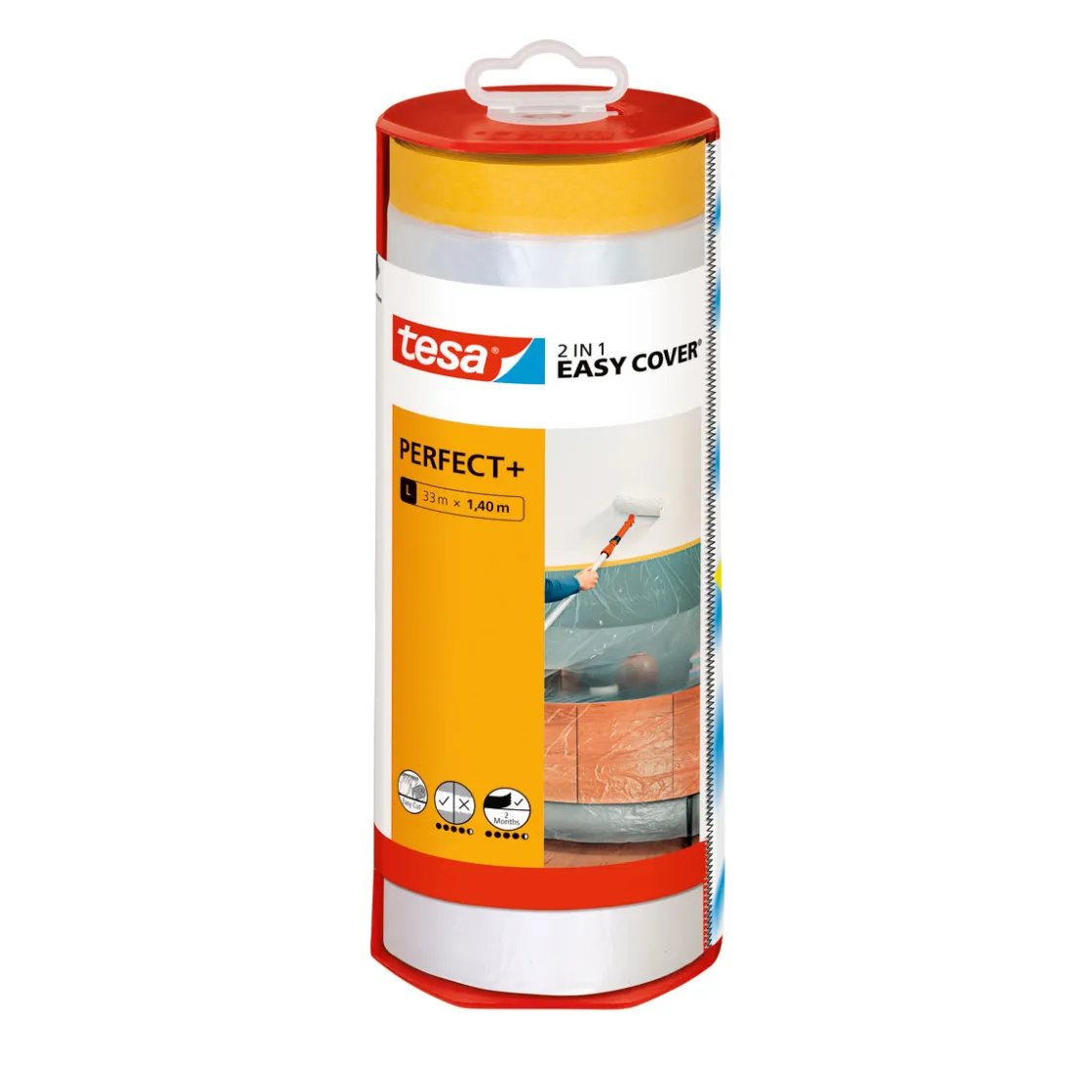 Malerband Easy Cover Perfect+ Spender und Refill 33 x 1,4 m ^ Tesa Outlet