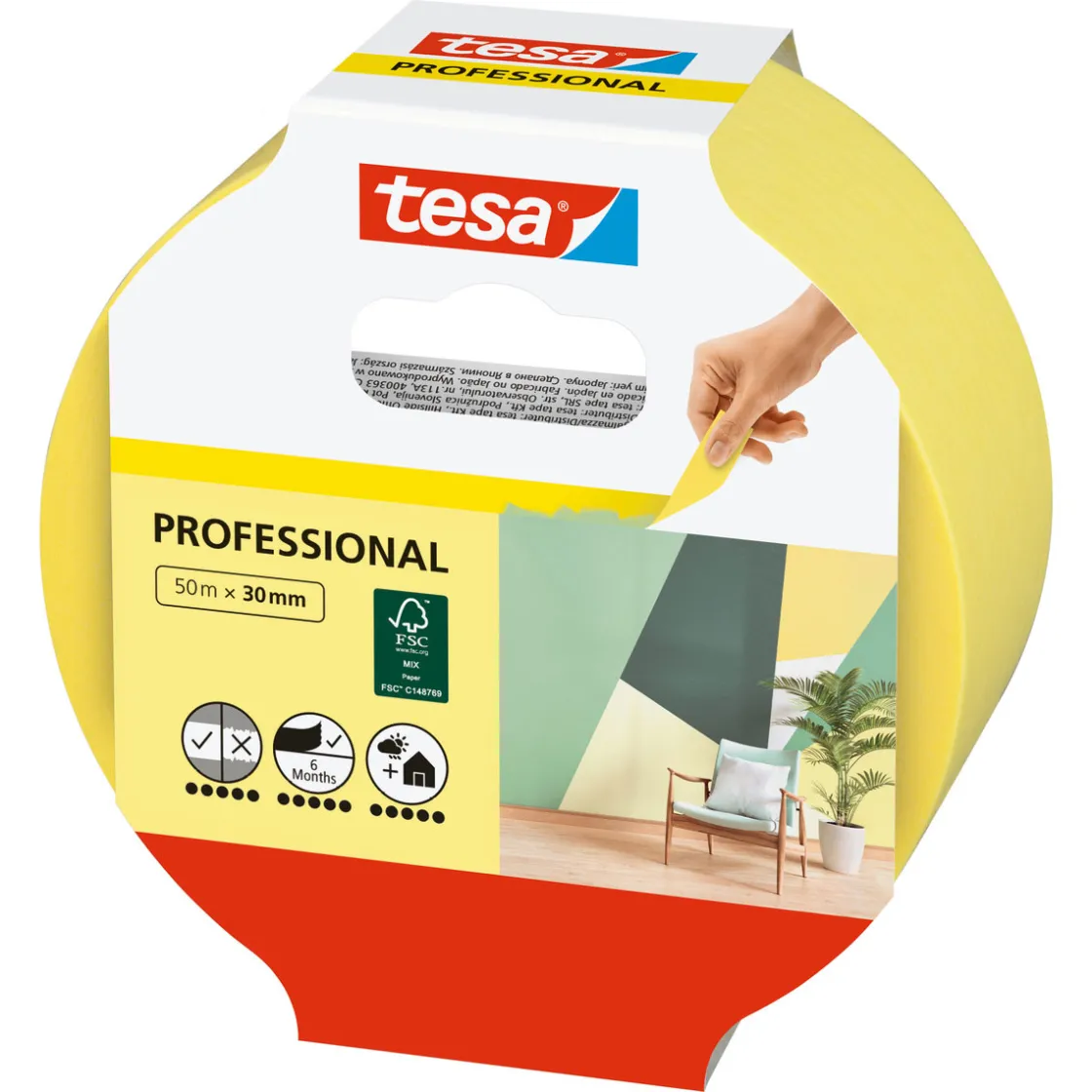 Malerband Professional 50m x 30mm ^ Tesa Sale