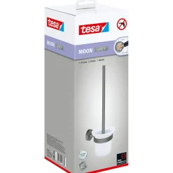 MOON Grey WC-Bürstengarnitur ^ Tesa Outlet
