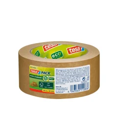 Packband Paper Standard ecoLogo 50x50 mm ^ Tesa Hot