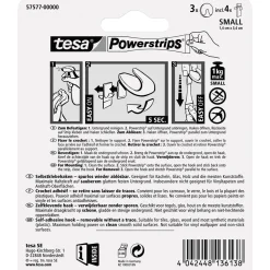 Powerstrips Haken Small rund weiß 3 Stück ^ Tesa Best