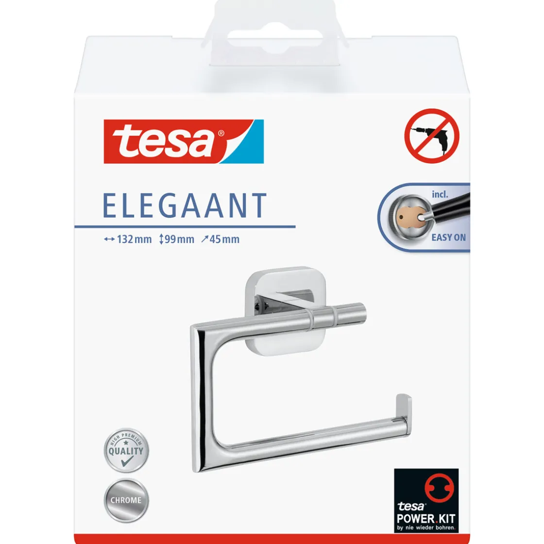 Toilettenrollenhalter ohne Deckel Elegaant ^ Tesa New