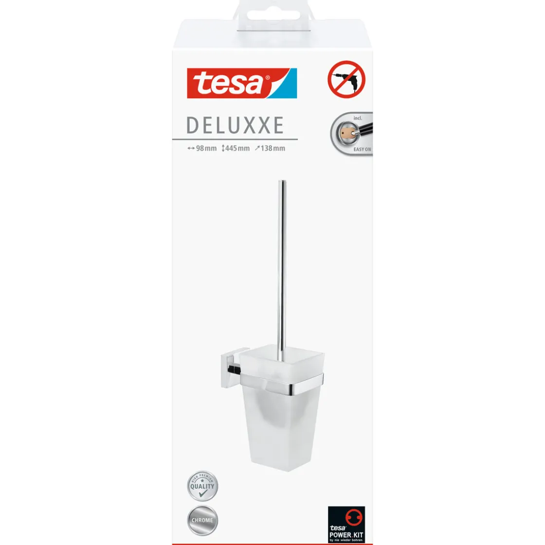 WC-Bürstengarnitur Deluxxe ^ Tesa New