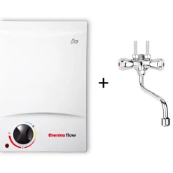 -Set OT5 mit Armatur Qmix 10 ^ Thermoflow Outlet