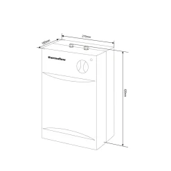 -Set OT5 mit Armatur Qmix 10 ^ Thermoflow Outlet