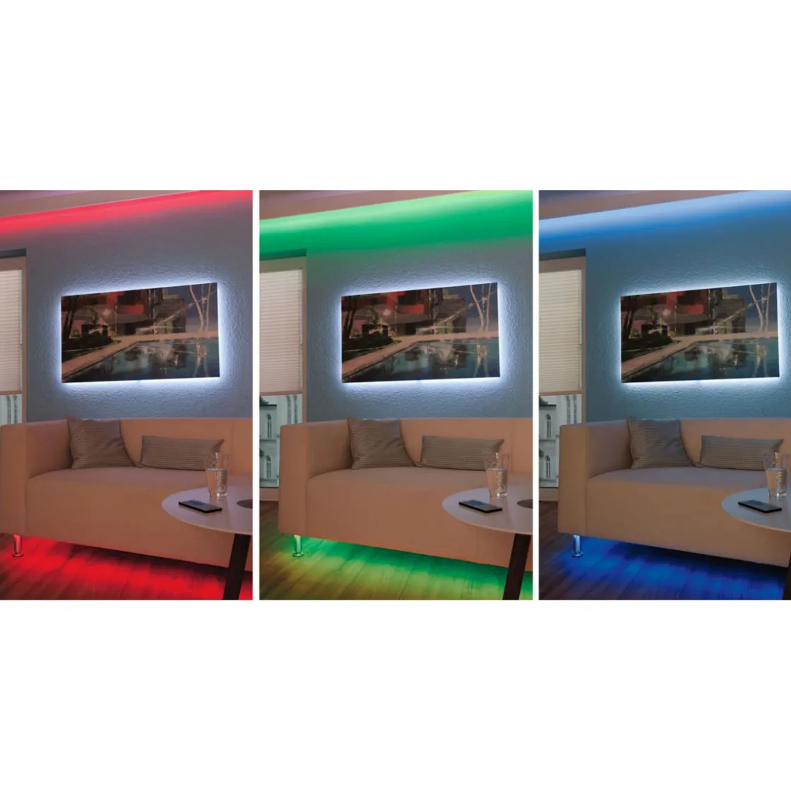 TIP LED Stripe Komplett Set 10m RGB IP2019W 230/24V weiss ^ Paulmann Best