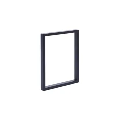Tischbein Rechteck schwarz matt 71 x 59 x 3 cm ^ Best