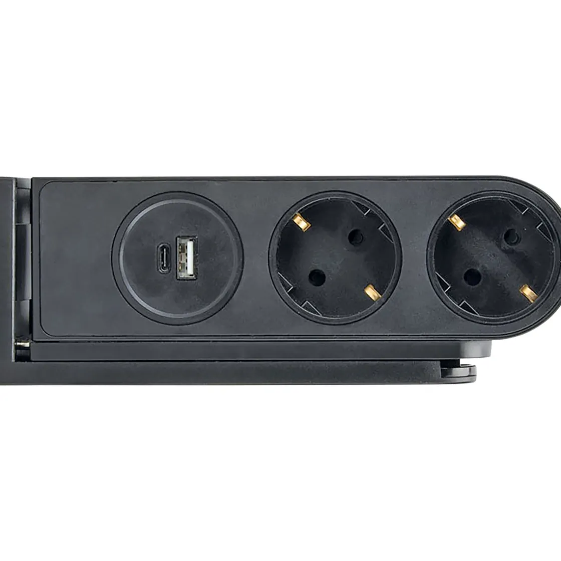Tischsteckdosenleiste klemmbar 2x Strommit USB-C/A ^ Schwaiger Discount