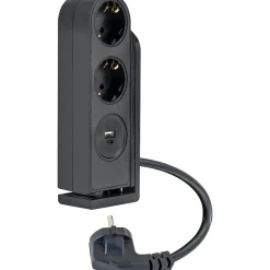 Tischsteckdosenleiste klemmbar 2x Strommit USB-C/A ^ Schwaiger Discount