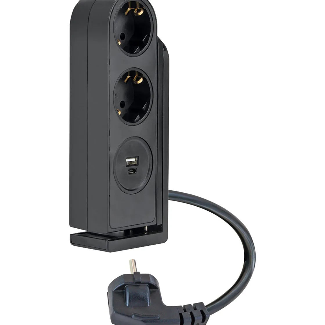 Tischsteckdosenleiste klemmbar 2x Strommit USB-C/A ^ Schwaiger Discount