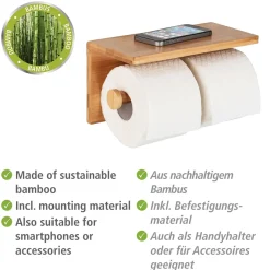 Toiletten-Ersatzrollenhalter DuoBambusa ^ Wenko Online