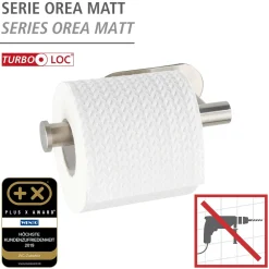 Toilettenpapierhalter Orea MattTurbo-Lock Edelstahl ^ Wenko Discount