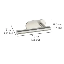 Toilettenpapierhalter Orea MattTurbo-Lock Edelstahl ^ Wenko Discount