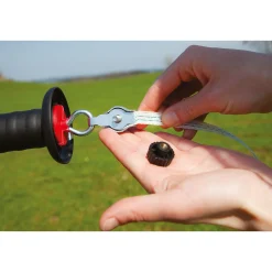 Torgriff mit Seil- und Litzenanschluss schwarz für 10-20 mm ^ Online
