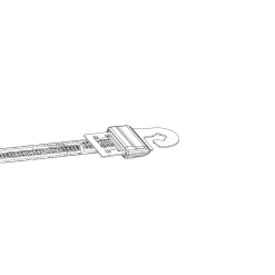 Torgriff Niro schwarz cm 5 Stück ^ New