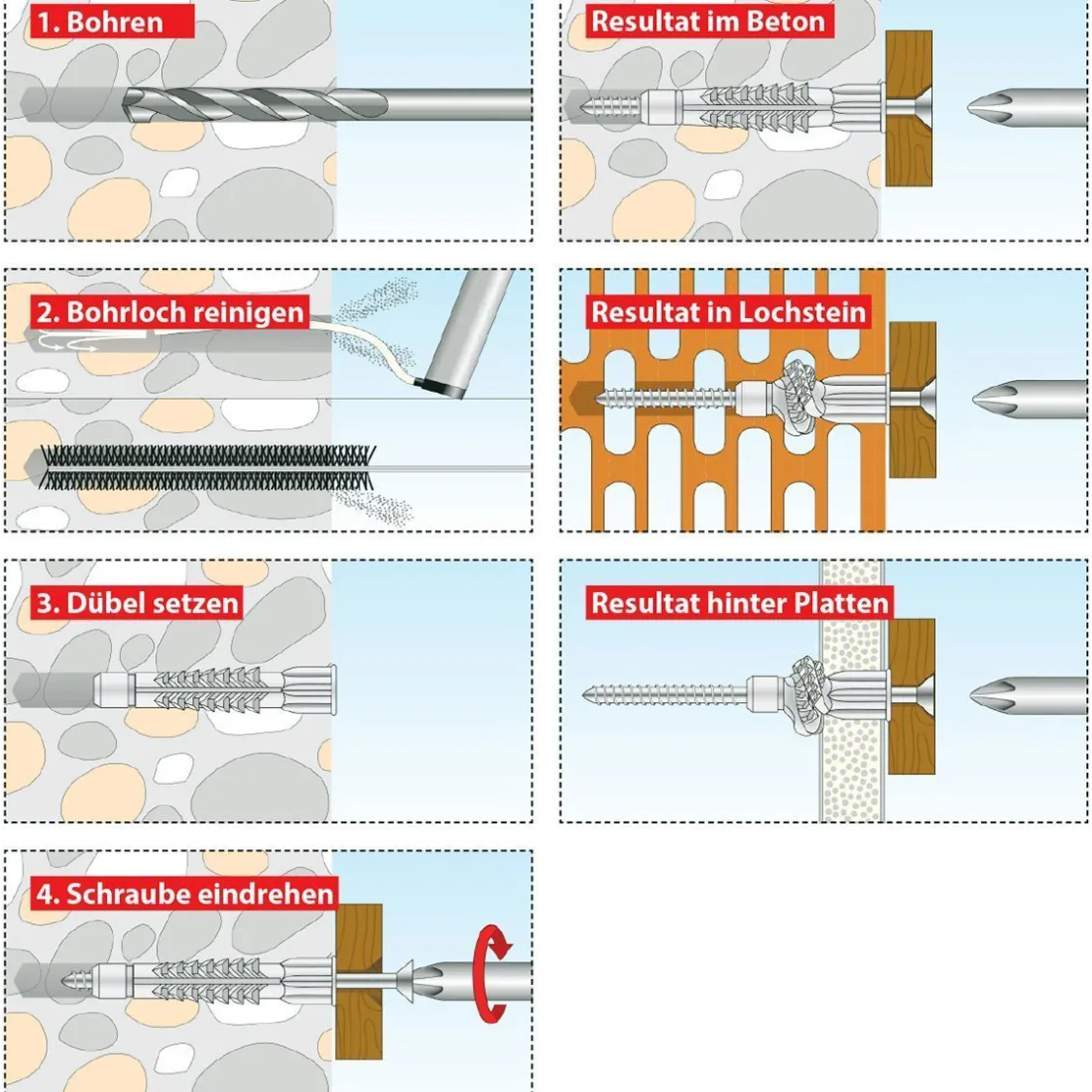 Allzweckdübel Deco 6/41 20 Stück ^ TOX Outlet