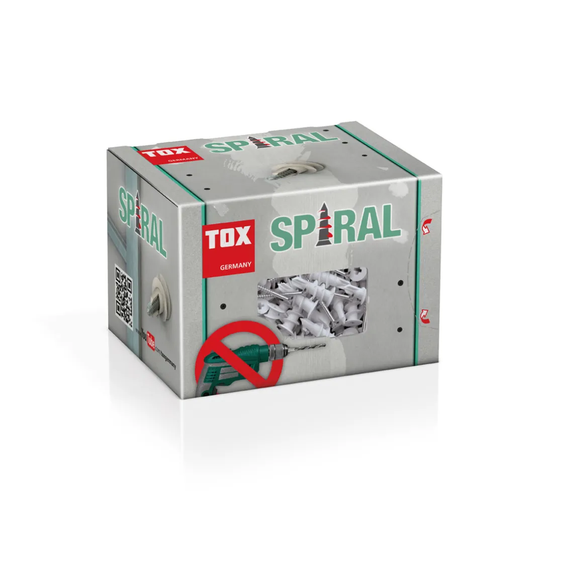 Gipskartondübel Spiral 32 50 Stück ^ TOX Outlet