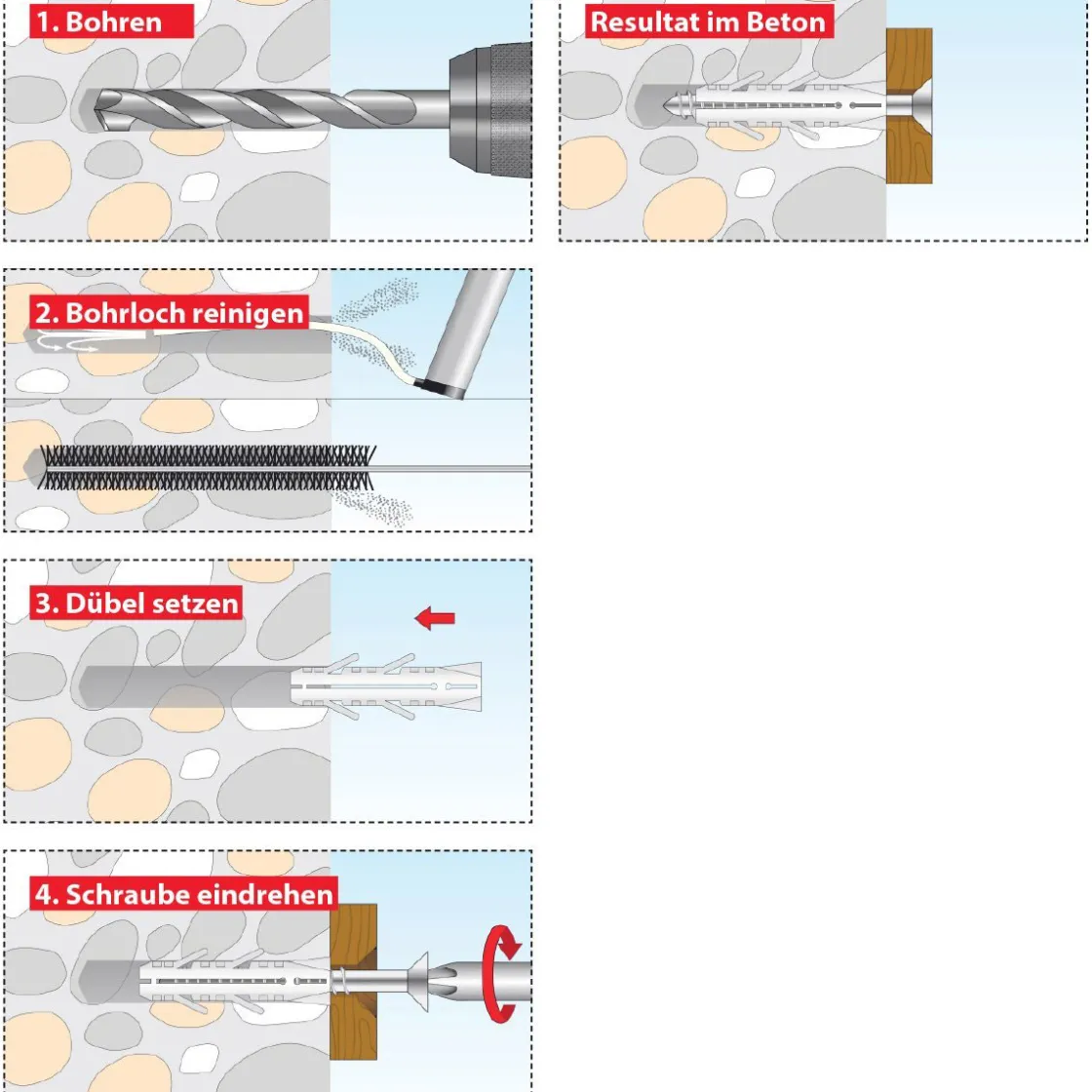 Hakendübel Pirat Barbossa-L 4 Stück ^ TOX Outlet