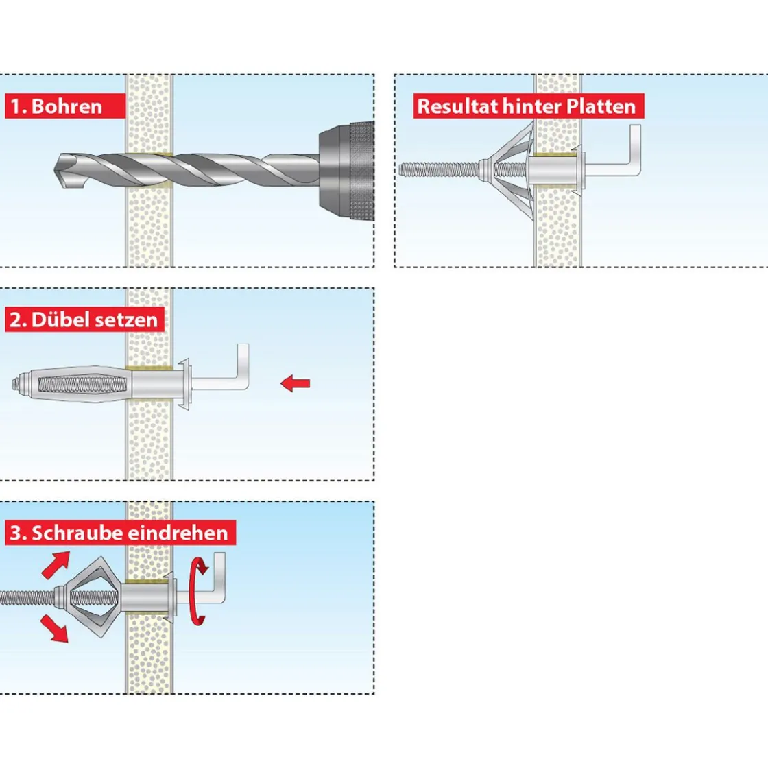 Hakendübel Pirat Skippi-L M6/52 ^ TOX Clearance