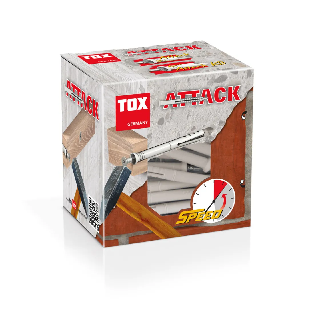 Nageldübel Attack 8/80 50 Stück ^ TOX Discount