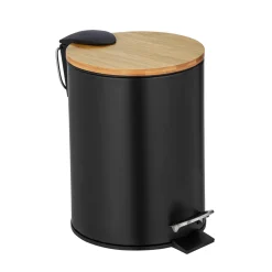 Treteimer Tortona 3L EasyCl., schwarz ma ^ Wenko Best
