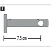 Träger 7,5 cm New York 12 mm edelszahl ^ Gardinia Best
