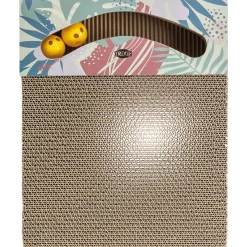 Kratzpappe mit Katzenminze bunt 38 x 30 x 5 cm ^ Trixie Online