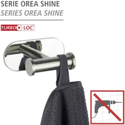Turbo-Loc Wandhaken Duo Orea Shine Edels ^ Wenko Clearance