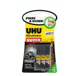 Alleskleber Super minis 3 x 1 g ^ UHU Online