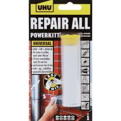 Zwei-Komponenten-Klebstoff repair all powerkitt 60 g ^ UHU Discount