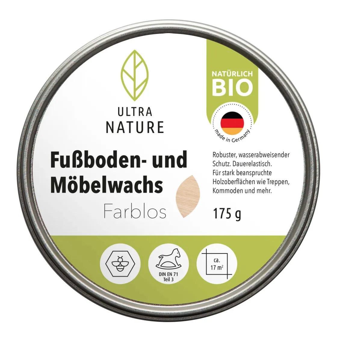Fußboden- und Möbelwachs Frablos 0,175 kg ^ Ultra Nature Outlet
