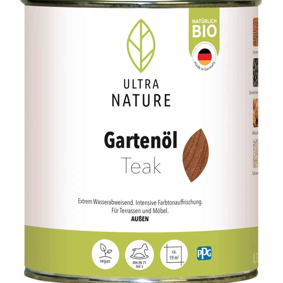 Gartenöl 0.75 L ^ Ultra Nature New