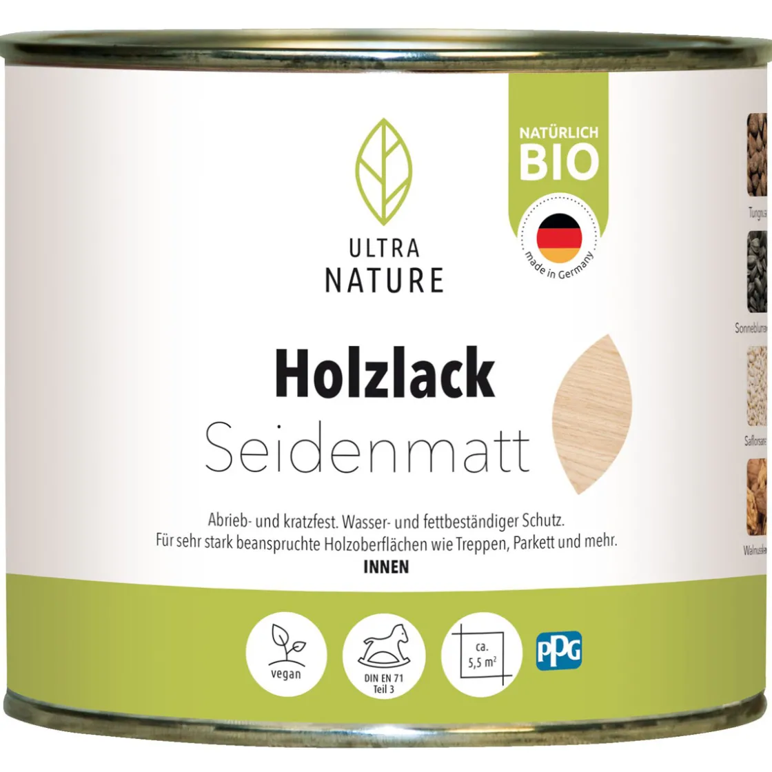 Holzlack 0.375 l Farblos ^ Ultra Nature Clearance