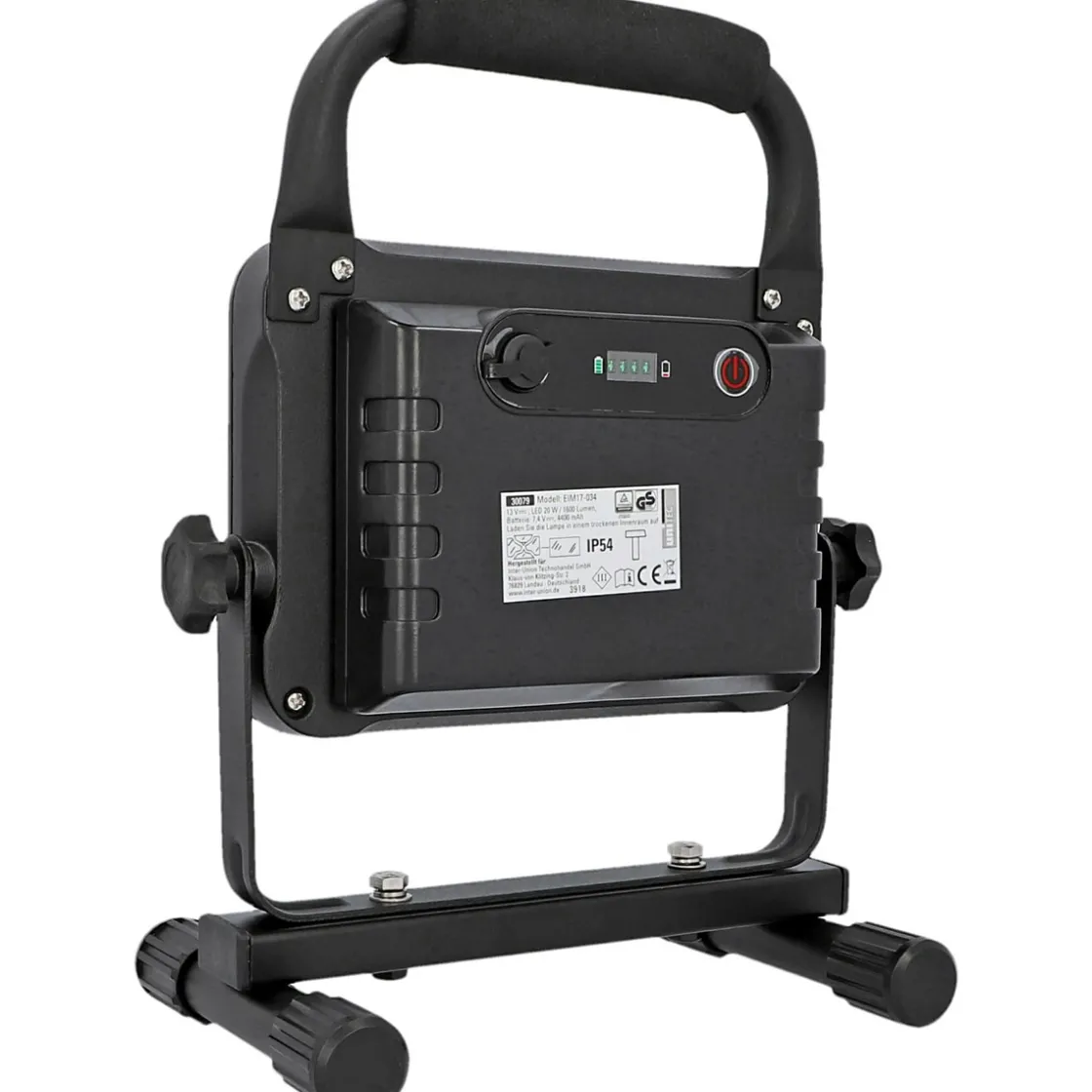 LED Akku-Strahler 20W 1600lm schwarz ^ Unitec New