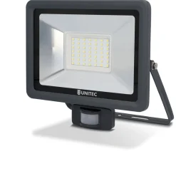 LED Wand-Strahler Bewegungsmelder 50W 4000lm anthrazit ^ Unitec Hot