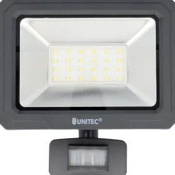 LED Wandstrahler mit Bewegungsmelder 30W 2400lm anthrazit ^ Unitec Discount
