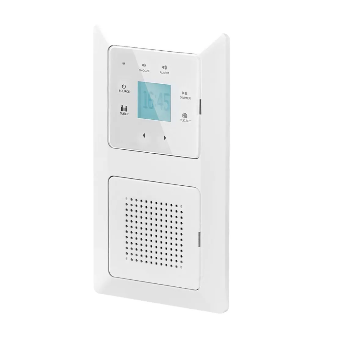 Unterputz-Radio mit Touchfunktion und Bluetooth weiß ^ Unitec Outlet