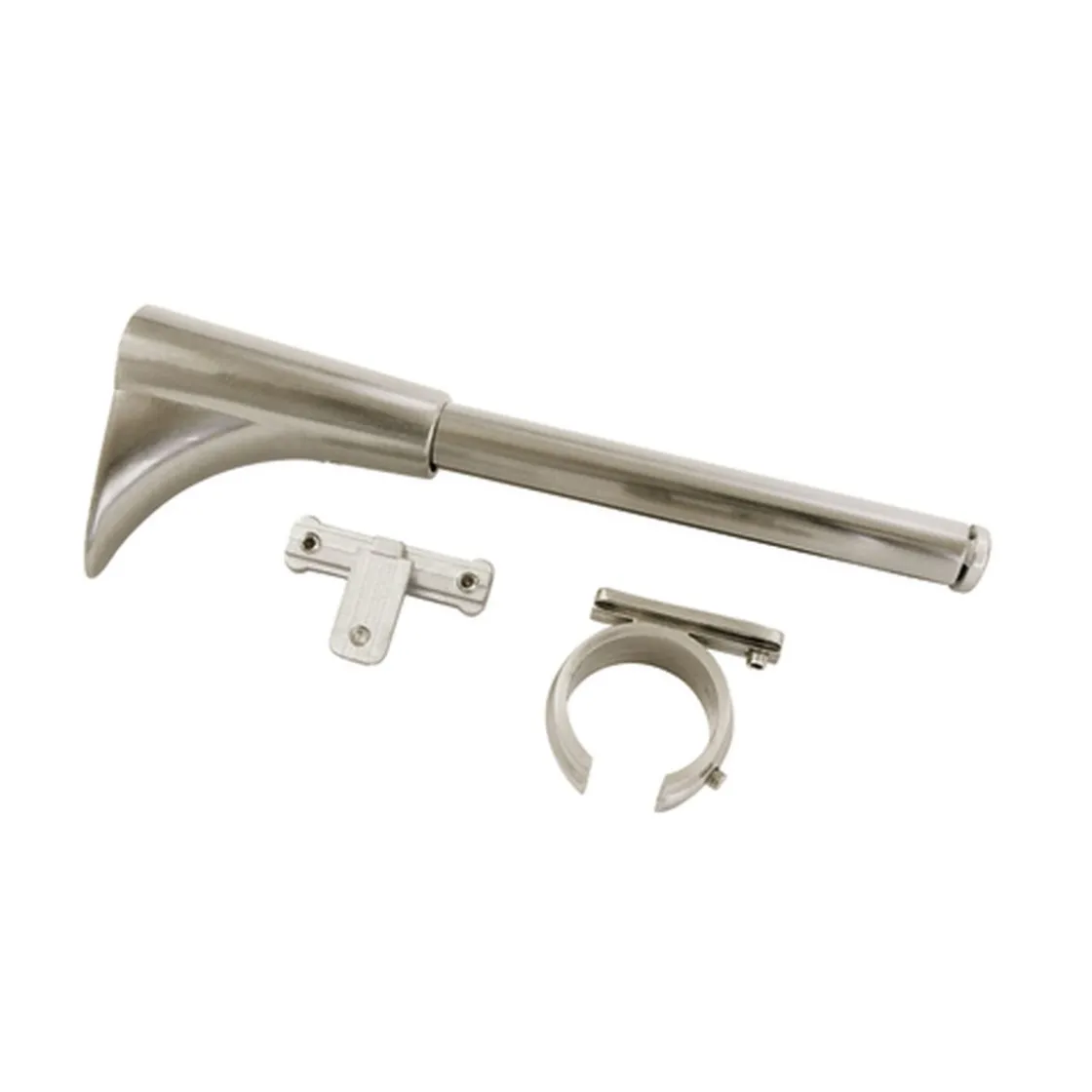 Universal-Träger 1+2lf DM 25edelstahloptik ^ Gardinia Outlet