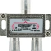 Univ. Verteiler 2-fach silber ^ Schwaiger Hot