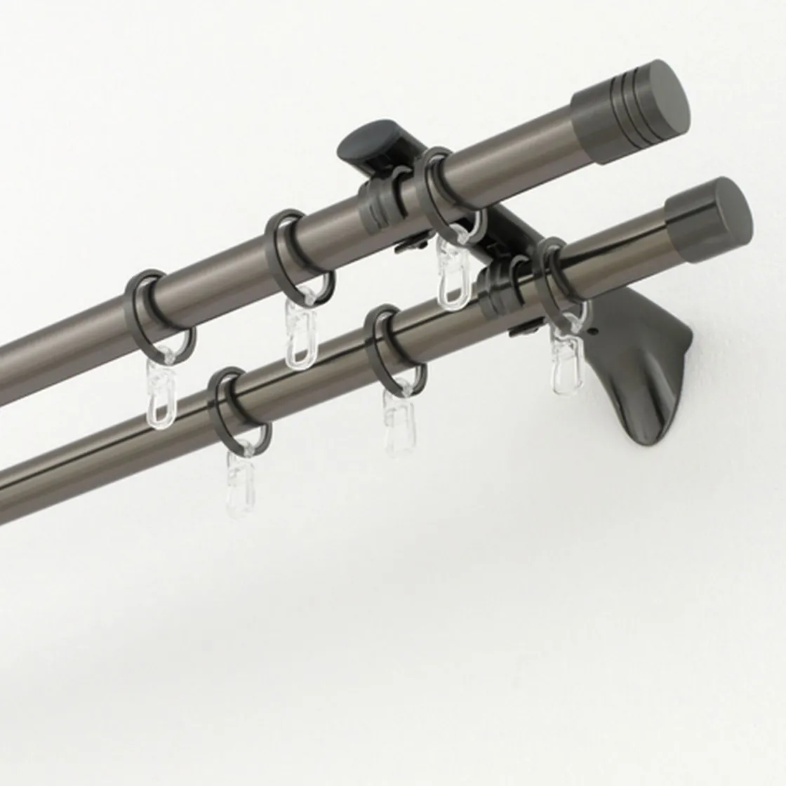 Unversal-Träger 1+2lf DM 20 cm titan ^ Gardinia Outlet