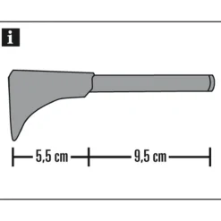 Unversal-Träger 1+2lf DM 20 cm titan ^ Gardinia Outlet